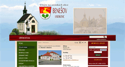 Desktop Screenshot of benesov-u-boskovic.cz